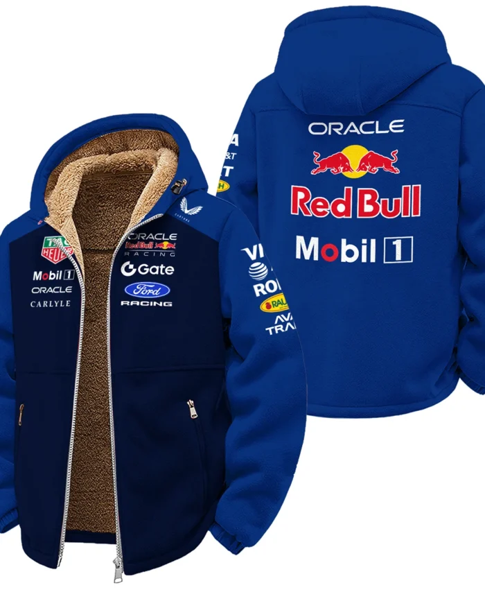 2026 Red Bull Racing F1 Teamwear For Fans Winter Fleece Jacket BLVARB160125A02WFJ
