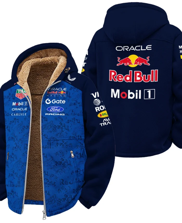 2026 Red Bull Racing F1 Teamwear For Fans Winter Fleece Jacket BLVARB160125A03WFJ