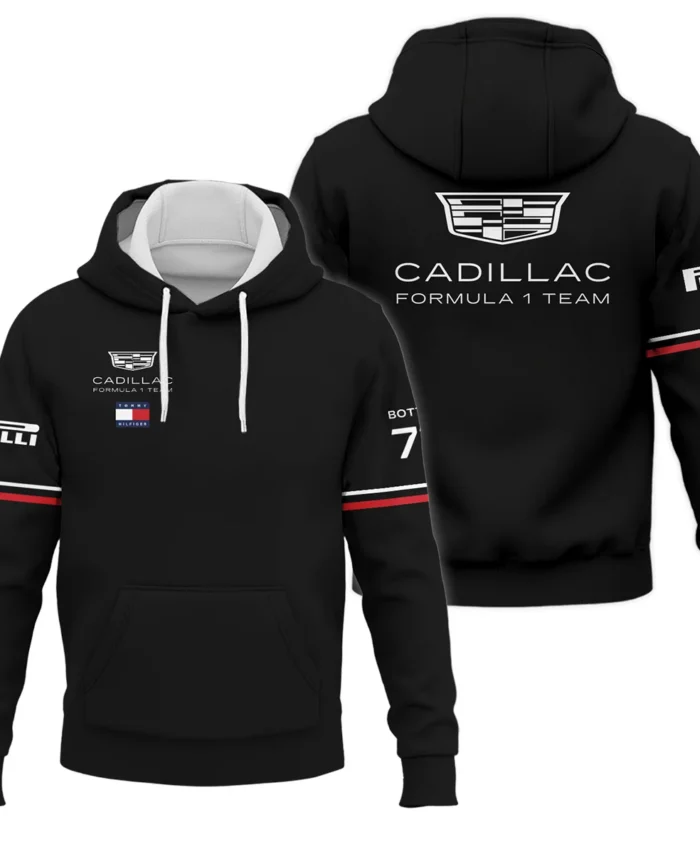 2026 Valtteri Bottas Cadillac F1 Teamwear Hoodie BLVACDL9226A2HD - Black