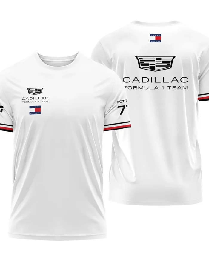 2026 Valtteri Bottas Cadillac F1 Teamwear T-Shirt BLVACDL9226A1TS - White