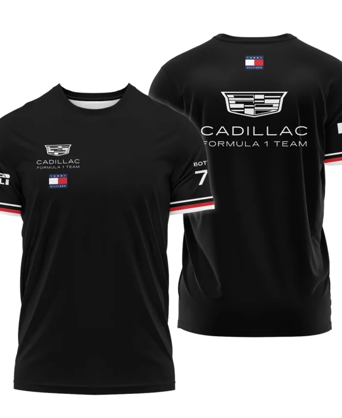 2026 Valtteri Bottas Cadillac F1 Teamwear T-Shirt BLVACDL9226A2TS - Black