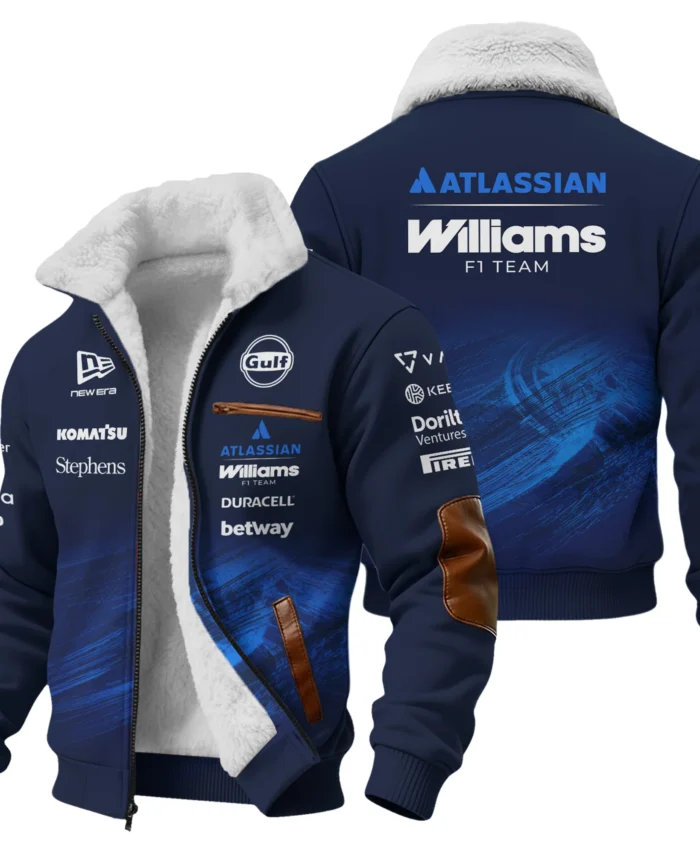 2026 Williams F1 Teamwear Fleece Jacket BLVAWIL1226A1FJ