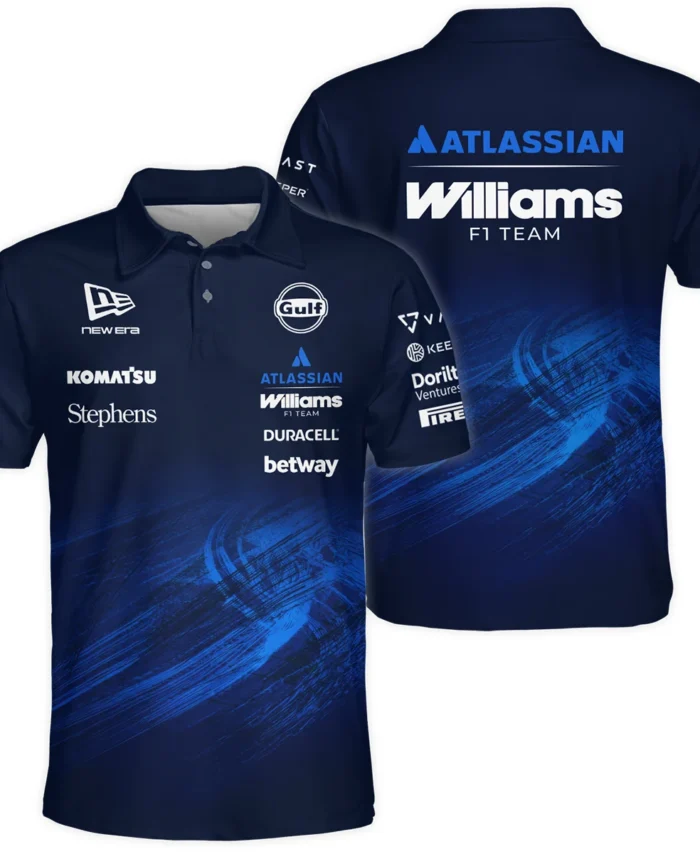 2026 Williams F1 Teamwear Polo Shirt BLVAWIL1226A1PL