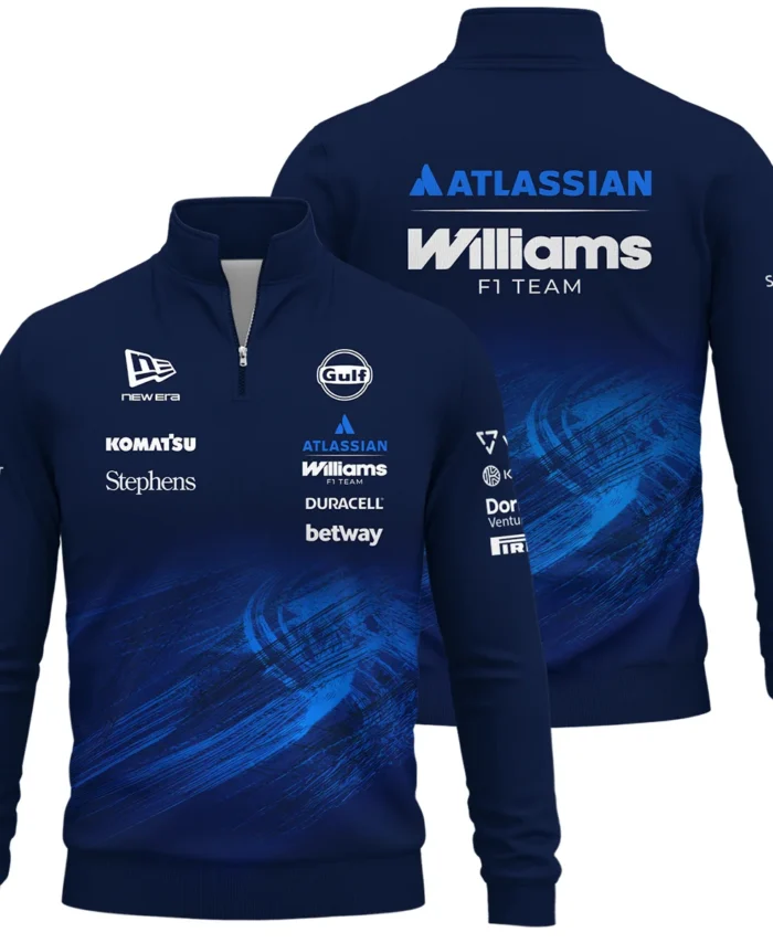 2026 Williams F1 Teamwear Quarter Zip Sweatshirt BLVAWIL1226A1QZS