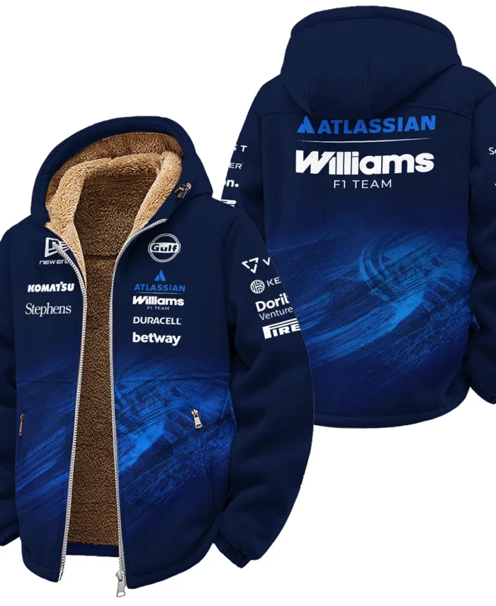 2026 Williams F1 Teamwear Winter Fleece Jacket BLVAWIL1226A1WFJ