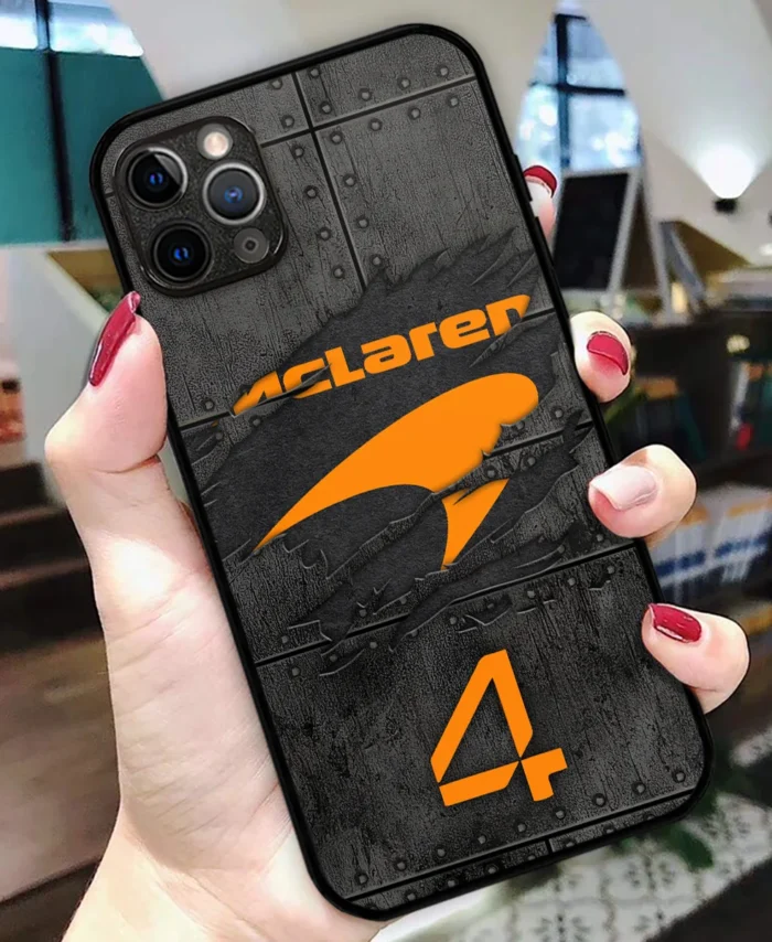 4 Lando Norris McLaren F1 Team Phone Case - Dustproof, Scratch & Shock Resistant - BLMCL2625A2NR