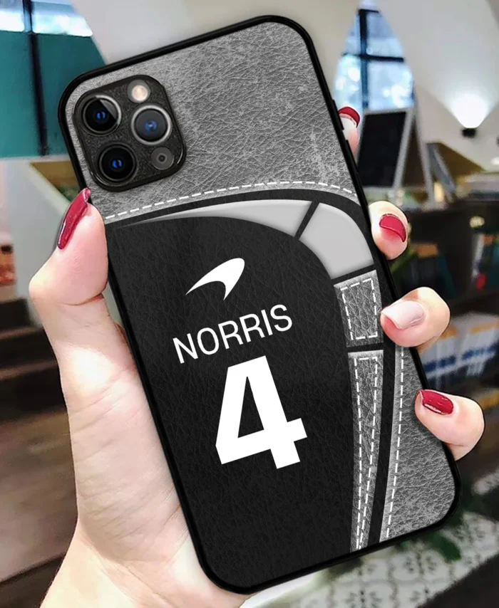 4 L.Norris McLaren F1 Team Phone Case - Dustproof, Scratch & Shock Resistant - BLMCL2625A3NR