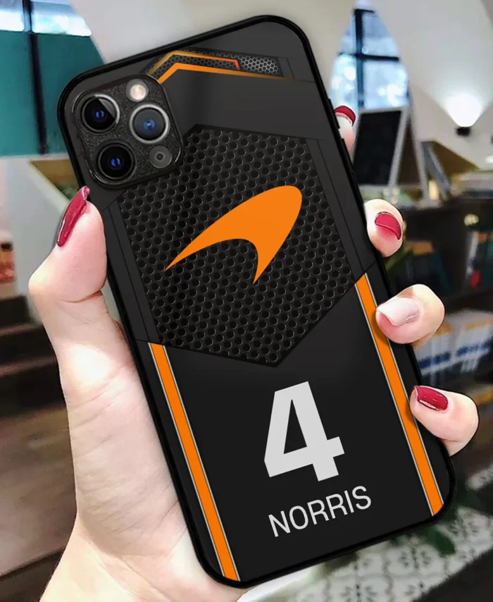 4 Norris McLaren F1 Team Phone Case - Dustproof, Scratch & Shock Resistant - BLMCL2625A1NR