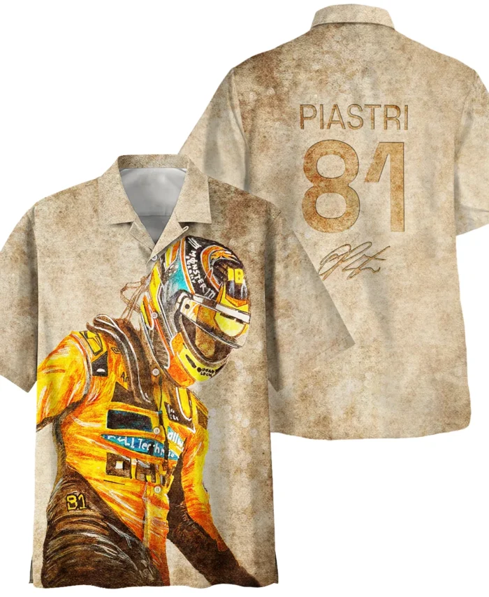 81 Oscar Piastri - Hawaiian Shirt BLOP121025A3HW