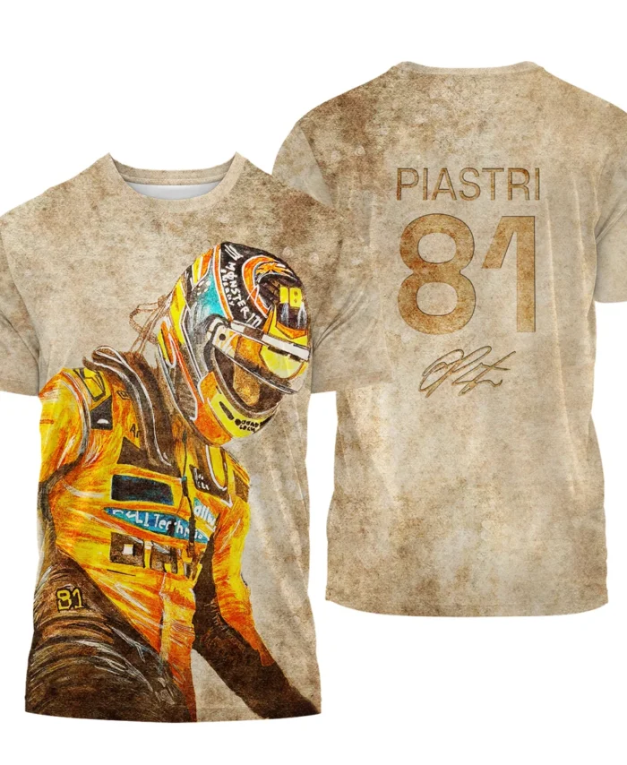 81 Oscar Piastri - T-Shirt BLOP121025A3TS