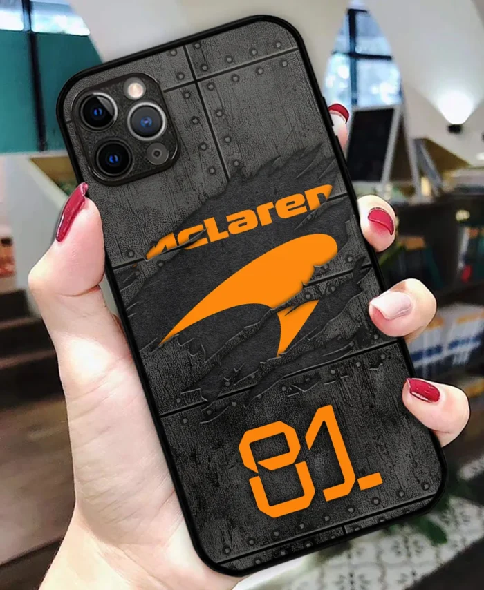 81 Oscar Piastri McLaren F1 Team Phone Case - Dustproof, Scratch & Shock Resistant - BLMCL2625A2OP