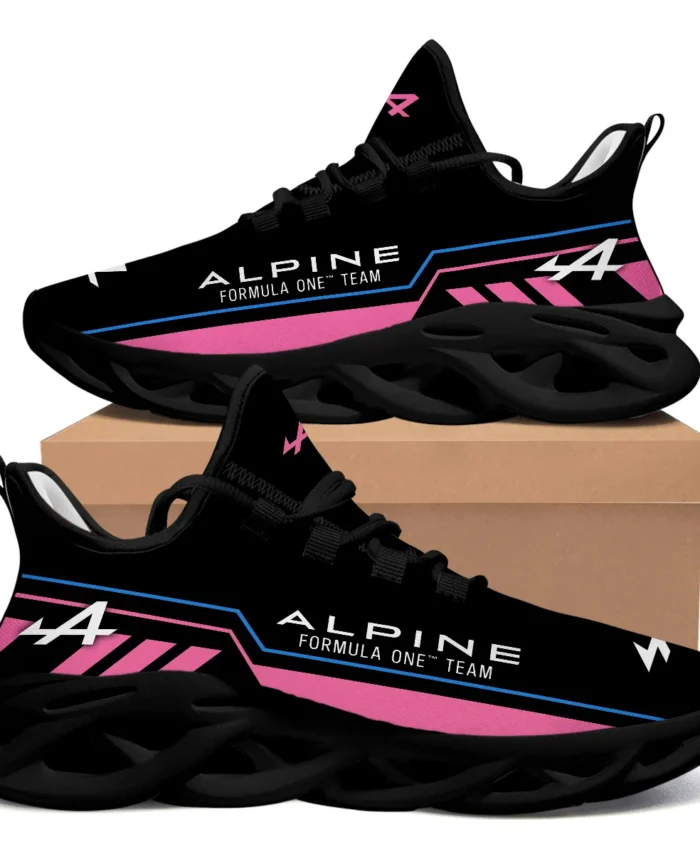 Alpine F1 Max Soul Shoes All Over Print BLALP16725A1 - Black