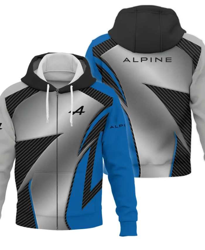 Alpine F1 Team For Fans - Zipper Hoodie BLVAF1031225A2ALPZHD