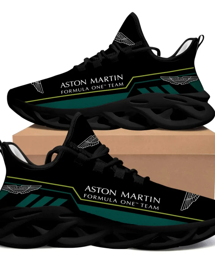 Aston Martin F1 Max Soul Shoes All Over Print BLAM16725A1 - Black
