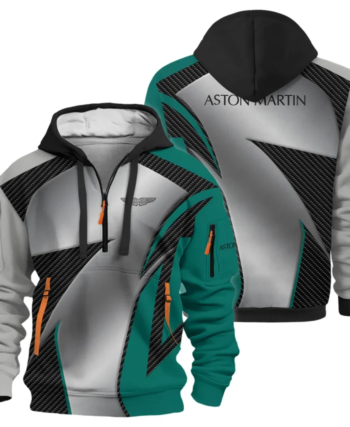 Aston Martin F1 Team For Fans - Hoodie Half Zip BLVAF1031225A2AMHDF