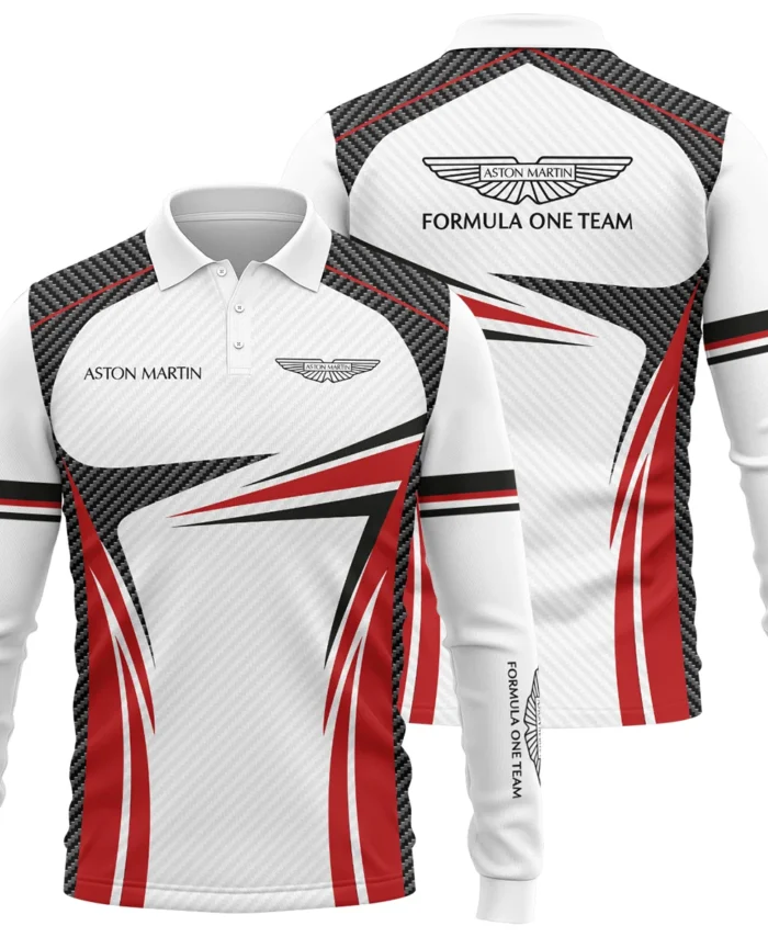 Aston Martin F1 Team For Fans - Long Polo Shirt BLVAF1031225A1AMLPL