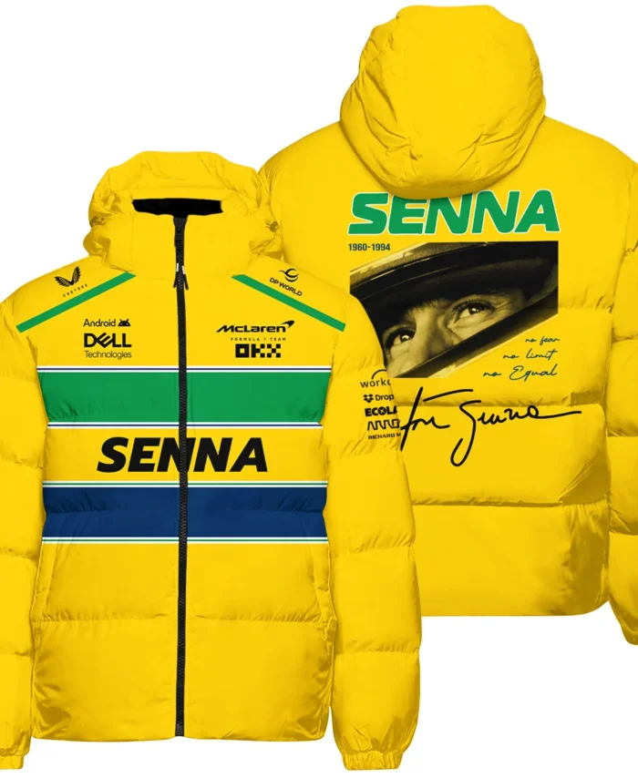Ayrton Senna McLaren F1 Exclusive Down & Puffer Jackets BLF1190525A2HCJ