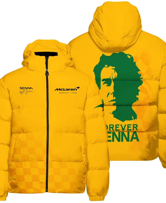 Ayrton Senna McLaren F1 Exclusive Down & Puffer Jackets BLF1190525A3HCJ