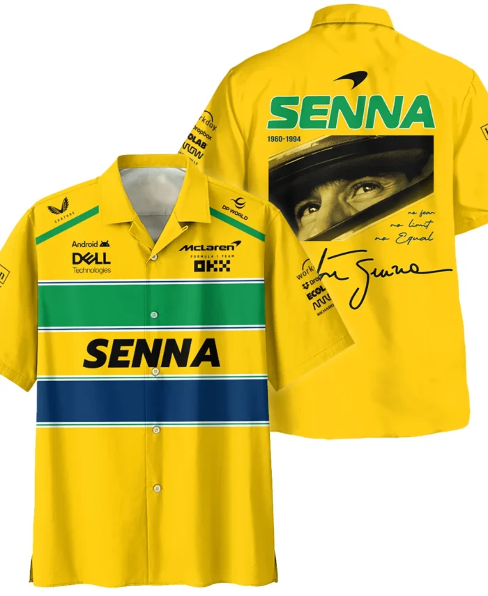 Ayrton Senna McLaren Formula One Exclusive Hawaiian Shirt BLF1190525A2HW