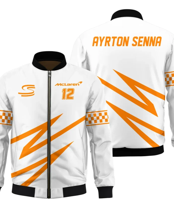 Ayrton Senna The Racing Legend McLaren F1 Exclusive Bomber BLF16625A4BB