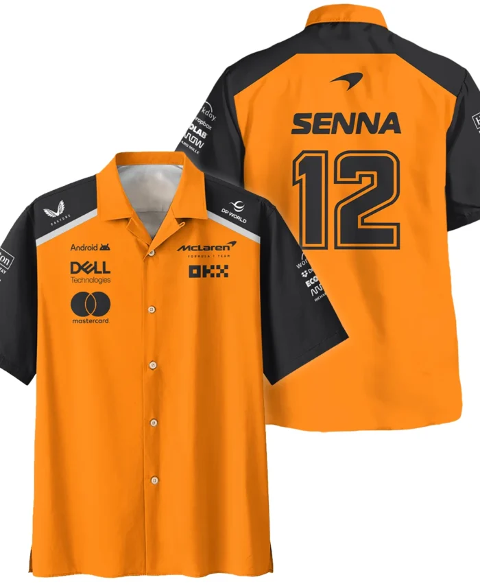 Ayrton Senna The Racing Legend McLaren F1 Exclusive Hawaiian Shirt BLF16625A2HW