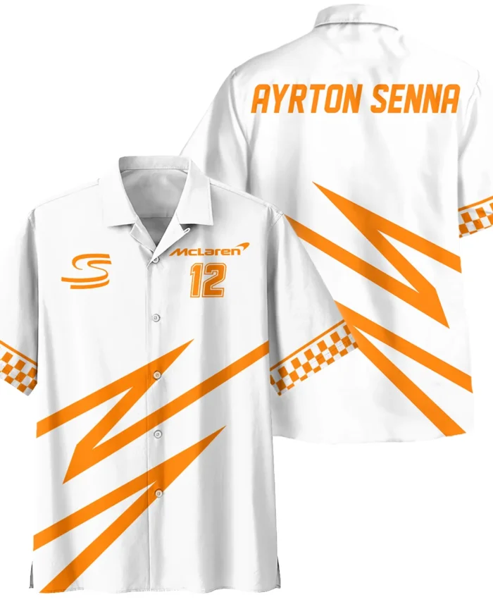 Ayrton Senna The Racing Legend McLaren F1 Exclusive Hawaiian Shirt BLF16625A4HW