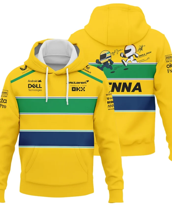 Ayrton Senna The Racing Legend McLaren F1 Exclusive Hoodie BLF13625A1HD