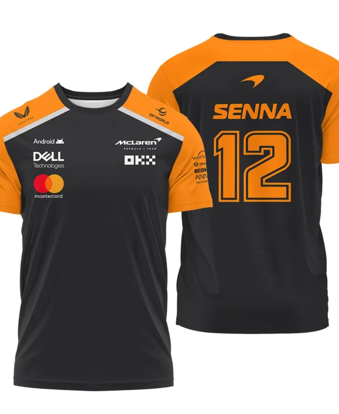 Ayrton Senna The Racing Legend McLaren F1 Exclusive T-Shirt BLF16625A1TS