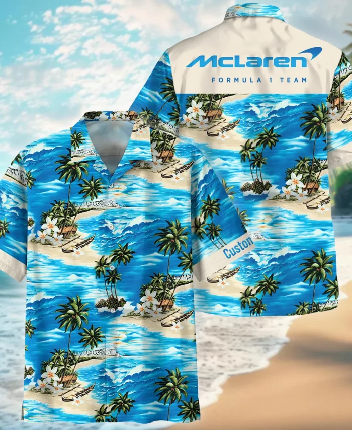 Beachside Speed McLaren F1 Paradise Hawaiian Shirt BL300475A2HW