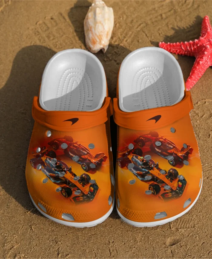 Best Duo 4 81 McLaren F1 Crocs - Waterproof Odor-resistant Antimicrobial BLMCL8425A24