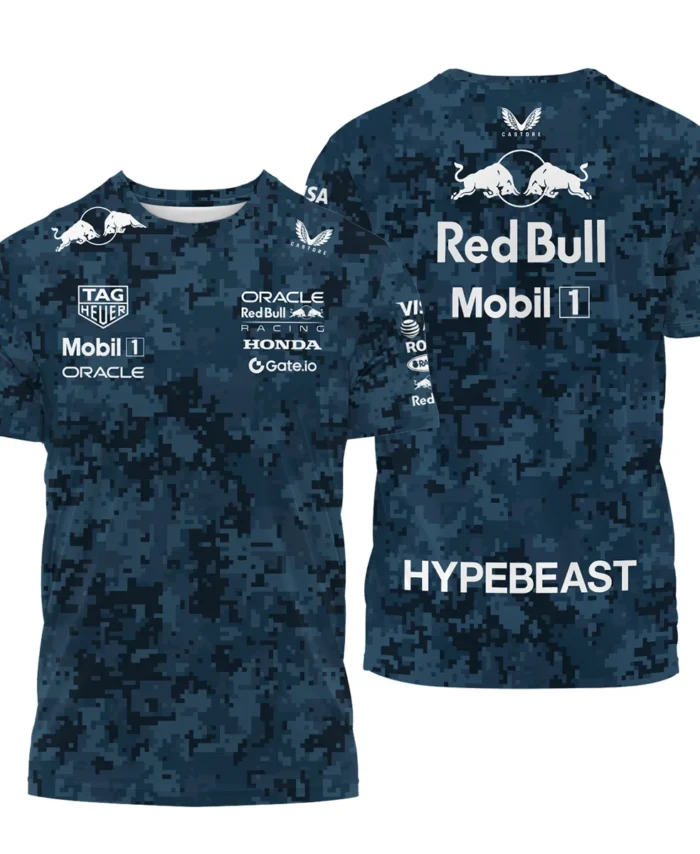 Camo Pattern Red Bull Racing x Hypebeast Replica T-Shirt BLRBR11025A1TS