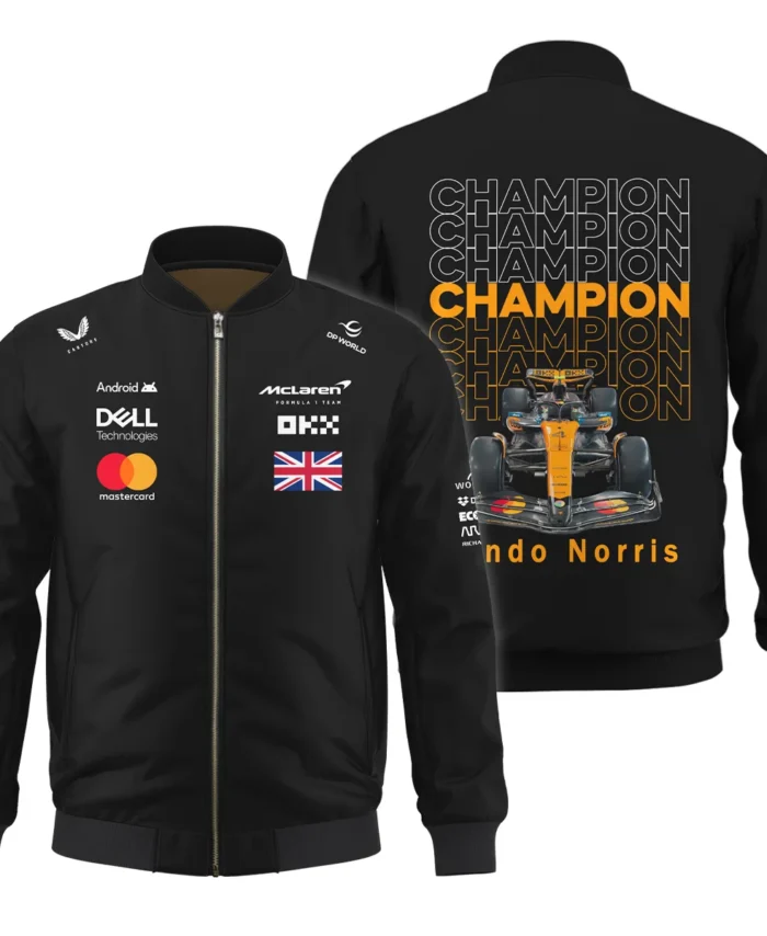 Champion 2025 Lando Norris McLaren F1 Team Bomber BLVALN051225A1BB