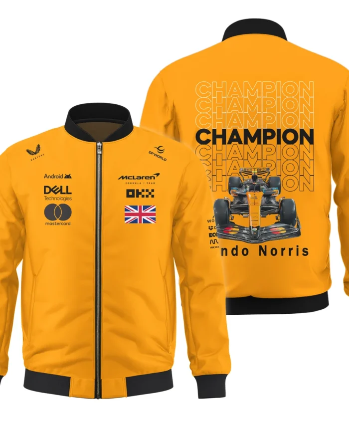 Champion 2025 Lando Norris McLaren F1 Team Bomber BLVALN051225A2BB