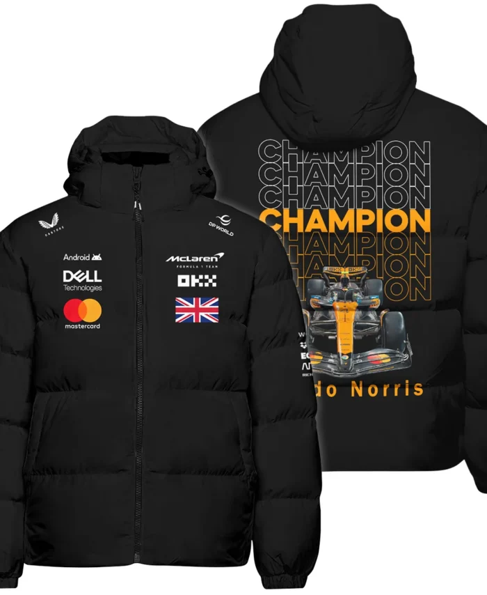 Champion 2025 Lando Norris McLaren F1 Team Down & Puffer Jackets BLVALN051225A1HCJ