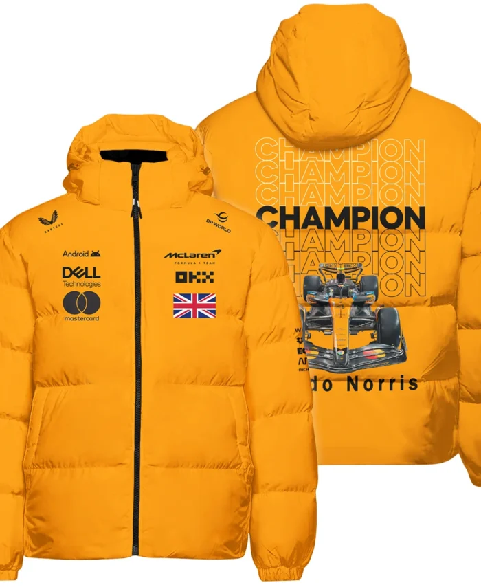Champion 2025 Lando Norris McLaren F1 Team Down & Puffer Jackets BLVALN051225A2HCJ