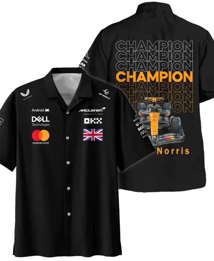 Champion 2025 Lando Norris McLaren F1 Team Hawaiian Shirt BLVALN051225A1HW