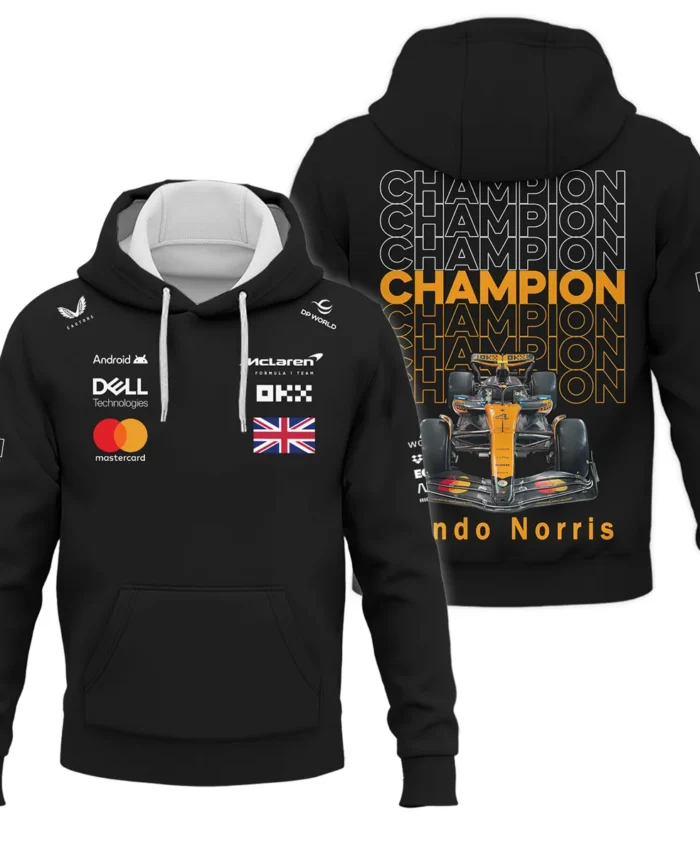 Champion 2025 Lando Norris McLaren F1 Team Hoodie BLVALN051225A1HD