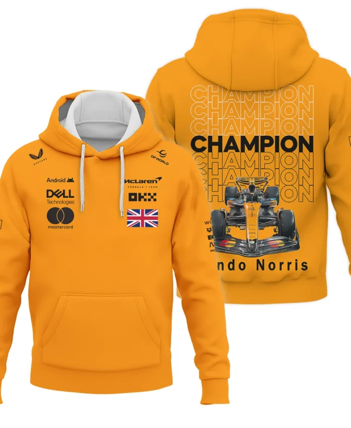 Champion 2025 Lando Norris McLaren F1 Team Hoodie BLVALN051225A2HD