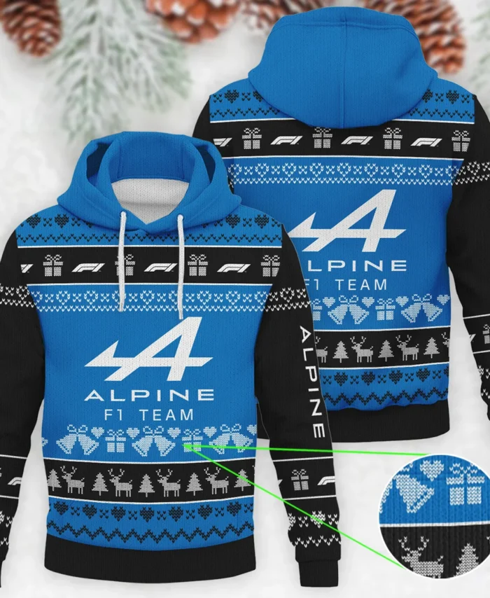 Christmas Collection Alpine Formula 1 - Knitted Hoodie BLVAF12209250A5ALP