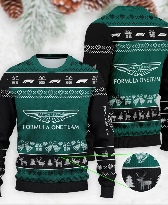 Christmas Collection Aston Martin Formula 1 - Ugly Sweater BLVAF1220925A5AM