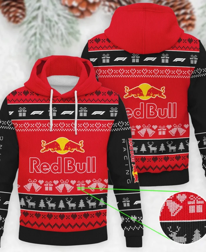 Christmas Collection Red Bull Racing Formula 1 - Knitted Hoodie BLVAF12209250A5RBR