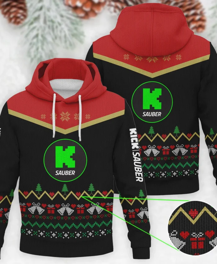 Christmas Gift Kick Sauber Formula 1 - Knitted Hoodie BLVAF12209250A7KS