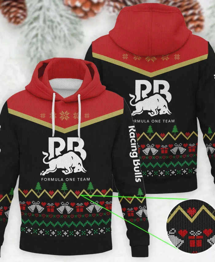 Christmas Gift Racing Bulls Formula 1 - Knitted Hoodie BLVAF12209250A7RAC