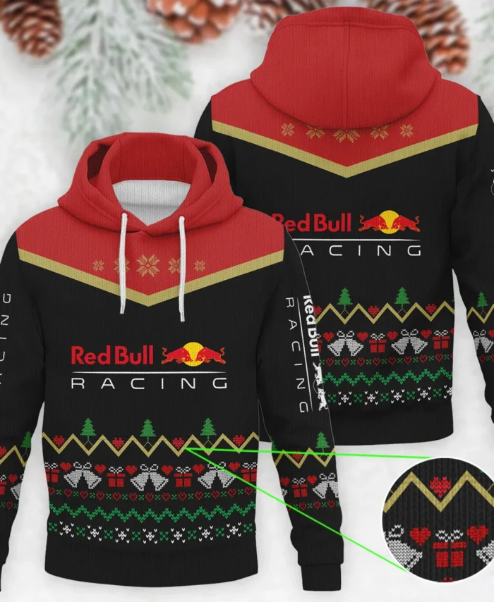 Christmas Gift Red Bull Racing Formula 1 - Knitted Hoodie BLVAF12209250A7RBR