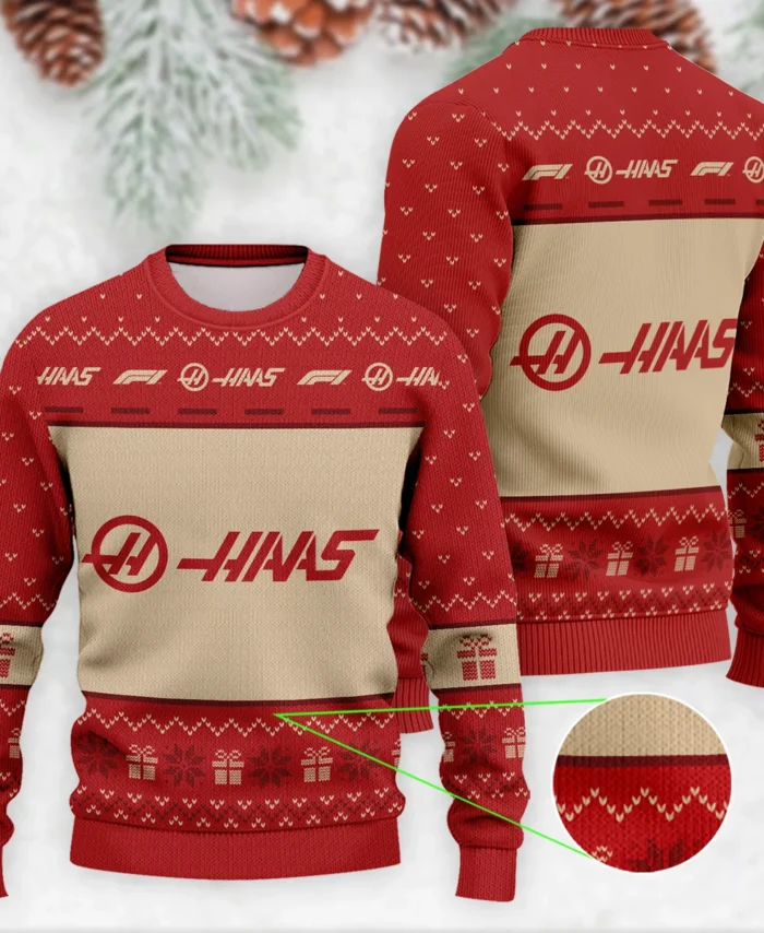 Christmas Haas Formula 1 - Ugly Sweater BLVAF1220925A14HAAS