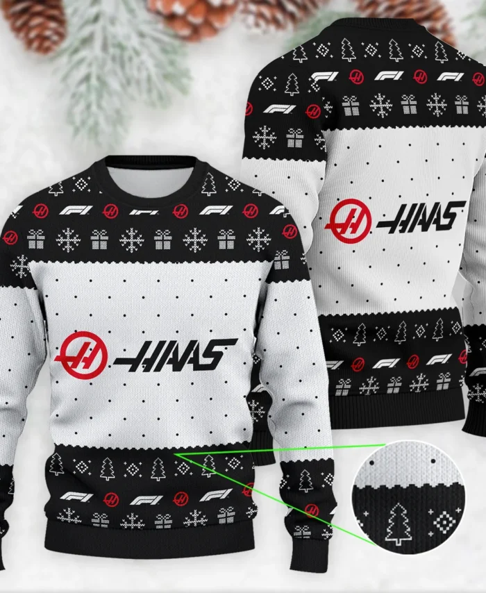 Christmas Pattern Haas Formula 1 - Ugly Sweater BLVAF1220925A1HAAS