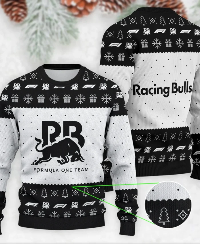 Christmas Pattern Racing Bulls Formula 1 - Ugly Sweater BLVAF1220925A1RAC