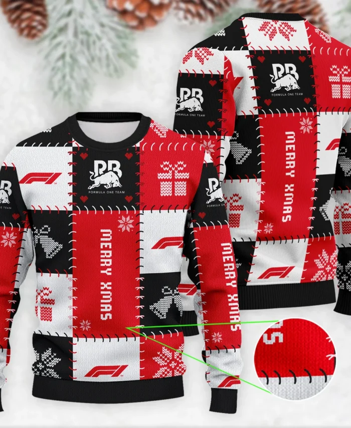 Christmas Pattern Racing Bulls Formula 1 - Ugly Sweater BLVAF1220925A9RAC