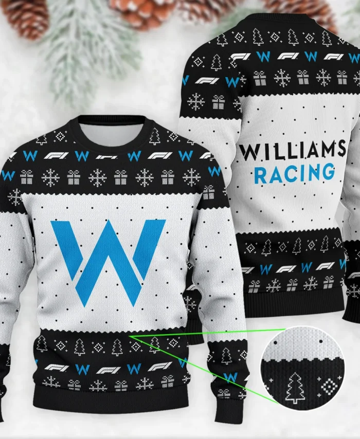 Christmas Pattern Williams Formula 1 - Ugly Sweater BLVAF1220925A1WIL