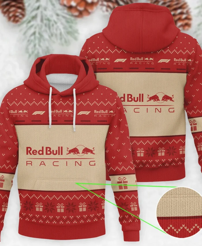 Christmas Red Bull Racing Formula 1 - Knitted Hoodie BLVAF12209250A14RBR